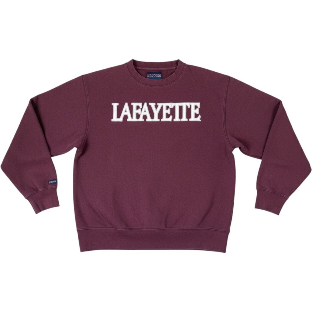 JanSport Lafayette College Sweatshirt Mens Large Maroon Crewneck Pullover